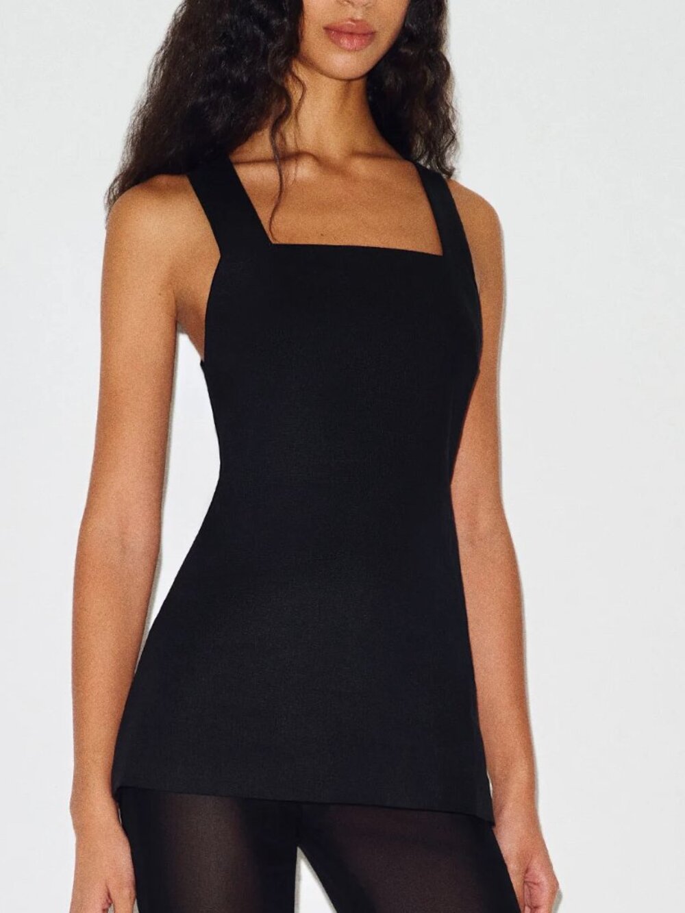 NWT - Reformation Kalita Linen Top Black - Size 0